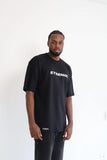 Camiseta Negra Oversize Genesis