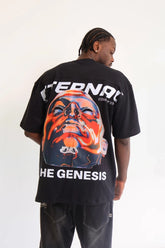 Camiseta Negra Oversize Genesis