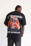 Camiseta Negra Oversize Genesis
