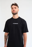 Camiseta Negra Regular Fit Strangers