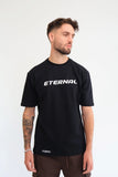 Camiseta Negra Regular Fit Strangers