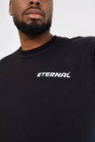 Camiseta Negra Regular Fit Strangers