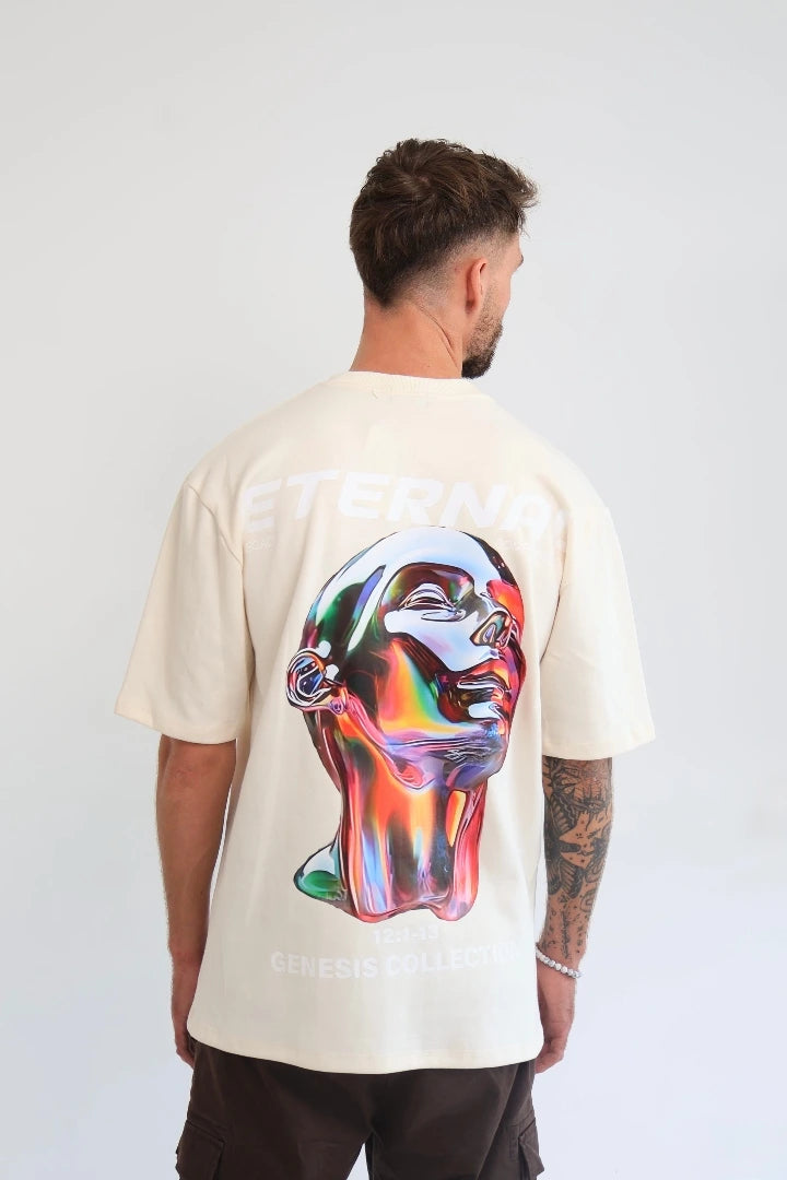 Camiseta Creme Regular Fit Face