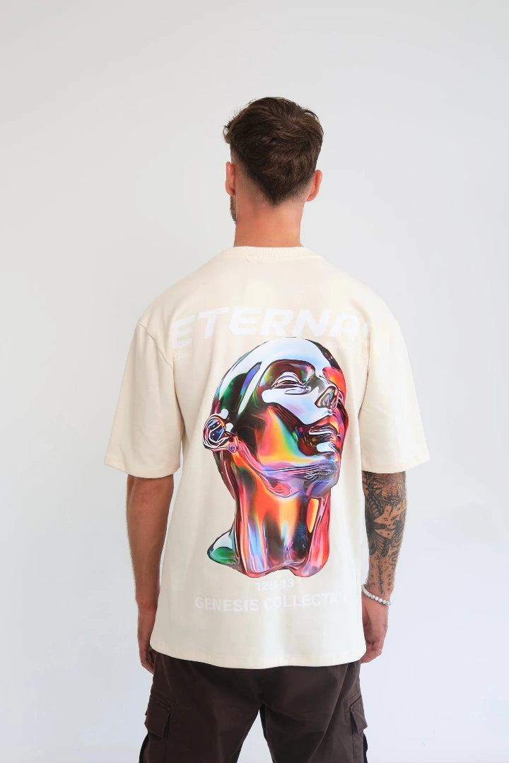 Camiseta Creme Regular Fit Face