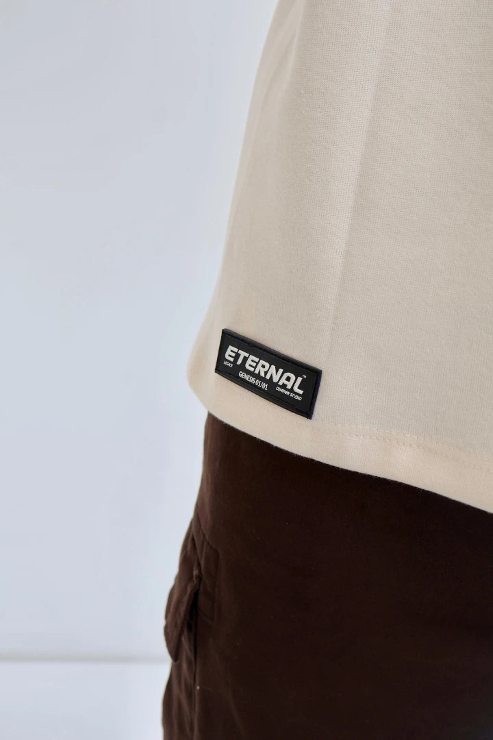 Camiseta Creme Regular Fit Face