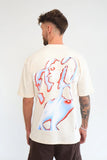 Camiseta Creme Regular Fit Siluetas