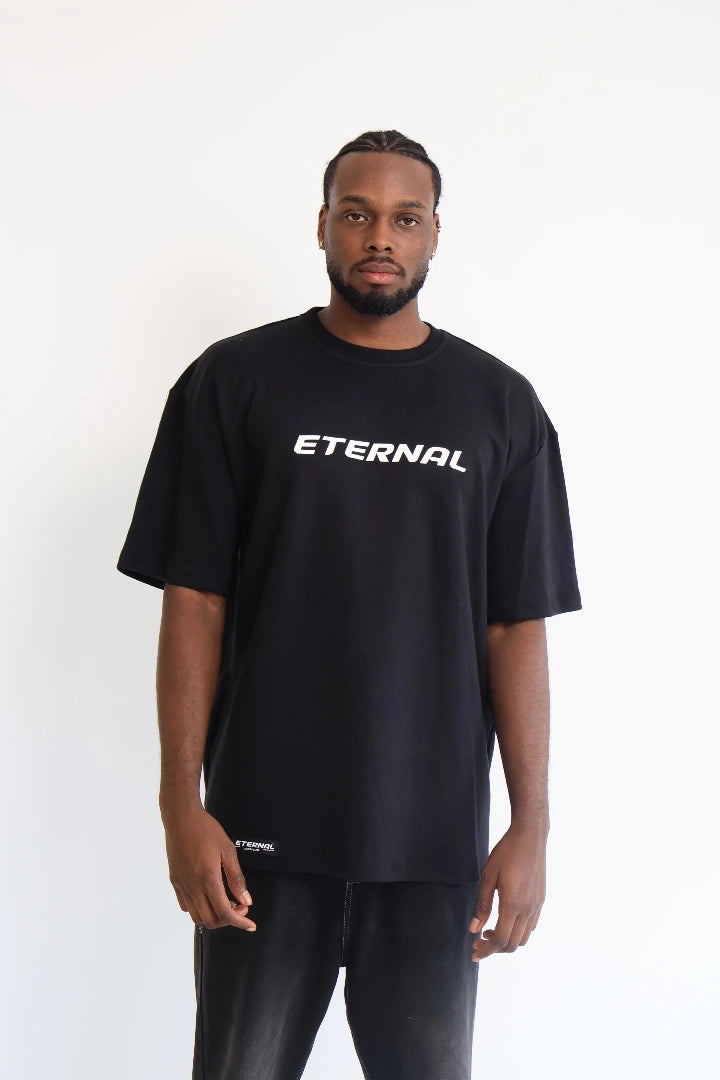 Camiseta Negra Oversize Genesis