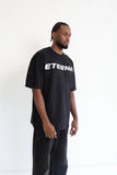 Camiseta Negra Oversize The Face