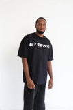 Camiseta Negra Oversize The Face