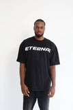 Camiseta Negra Oversize The Face