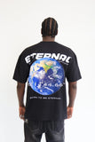 Camiseta Negra Oversize The World