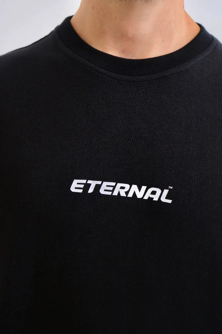 Camiseta Negra Regular Fit Basics