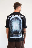 Camiseta Negra Regular Fit Gordias