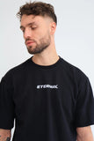 Camiseta Negra Regular Fit Gordias