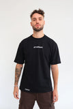Camiseta Negra Regular Fit Gordias