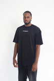 Camiseta Negra Regular Fit Strangers