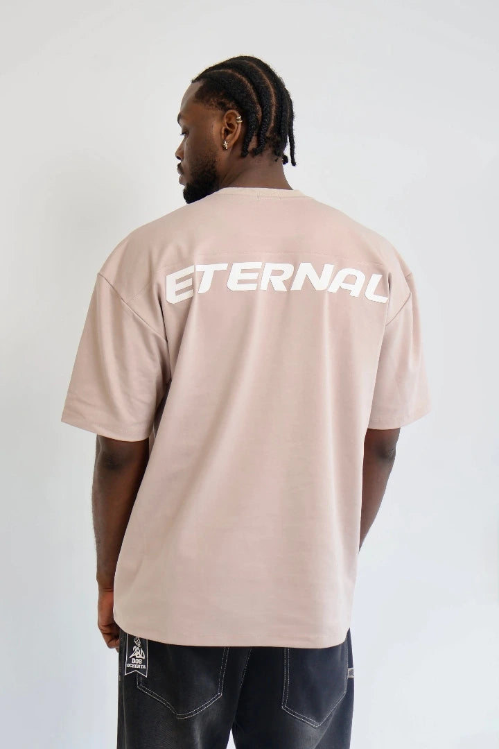 Camiseta Vintage Khaki Oversize Basics