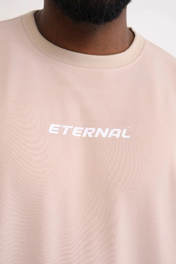 Camiseta Vintage Khaki Oversize Basics