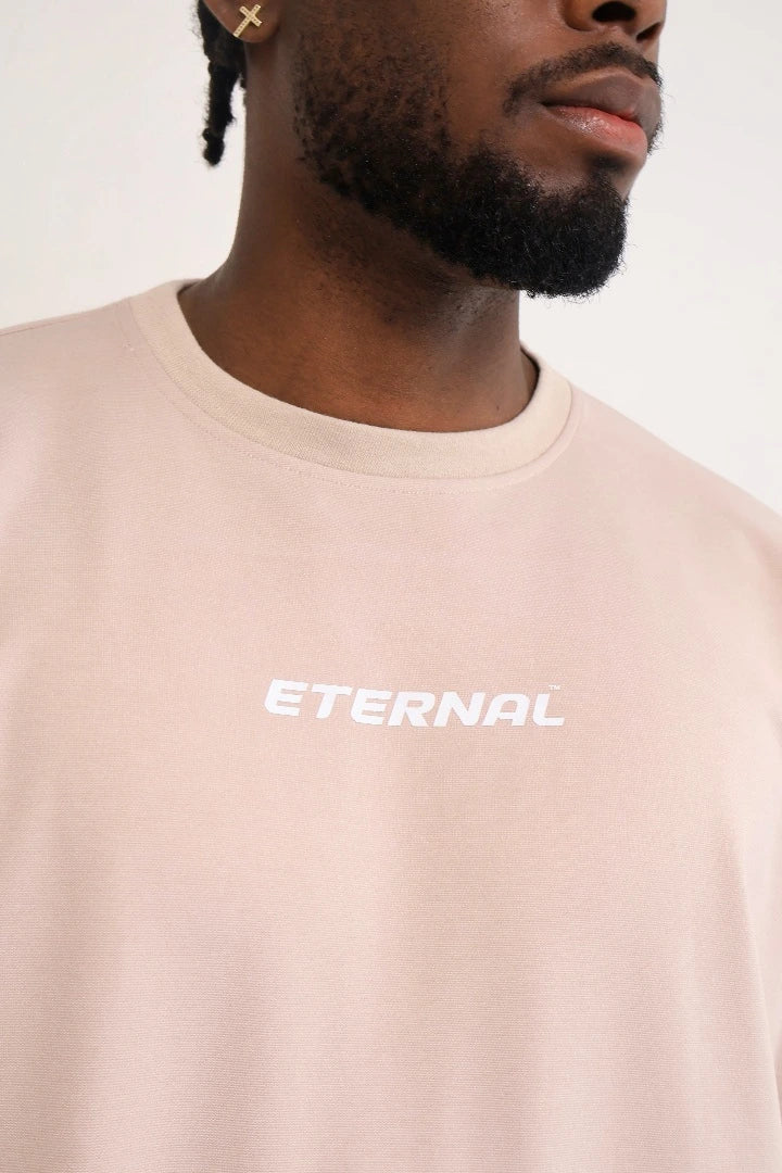 Camiseta Vintage Khaki Oversize Basics