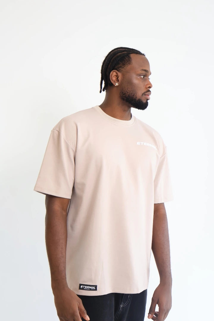 Camiseta Vintage Khaki Oversize Strangers